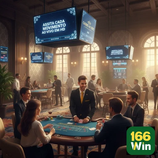 Mergulhe na Diversão dos Jogos ao Vivo - 166win